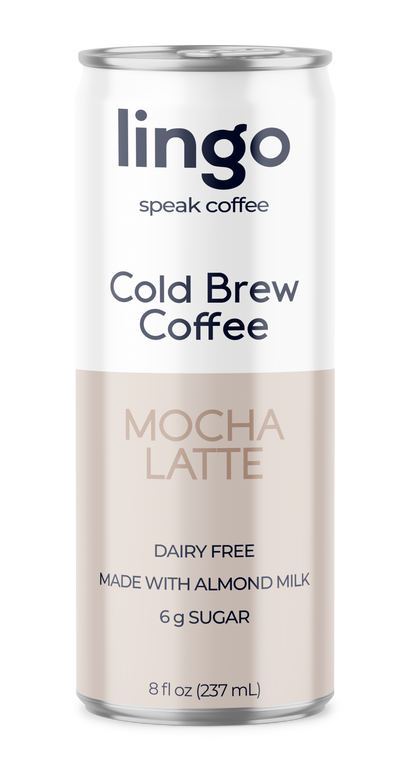 lingo Cold Brew Coffee Latte - Mocha 12 Pack