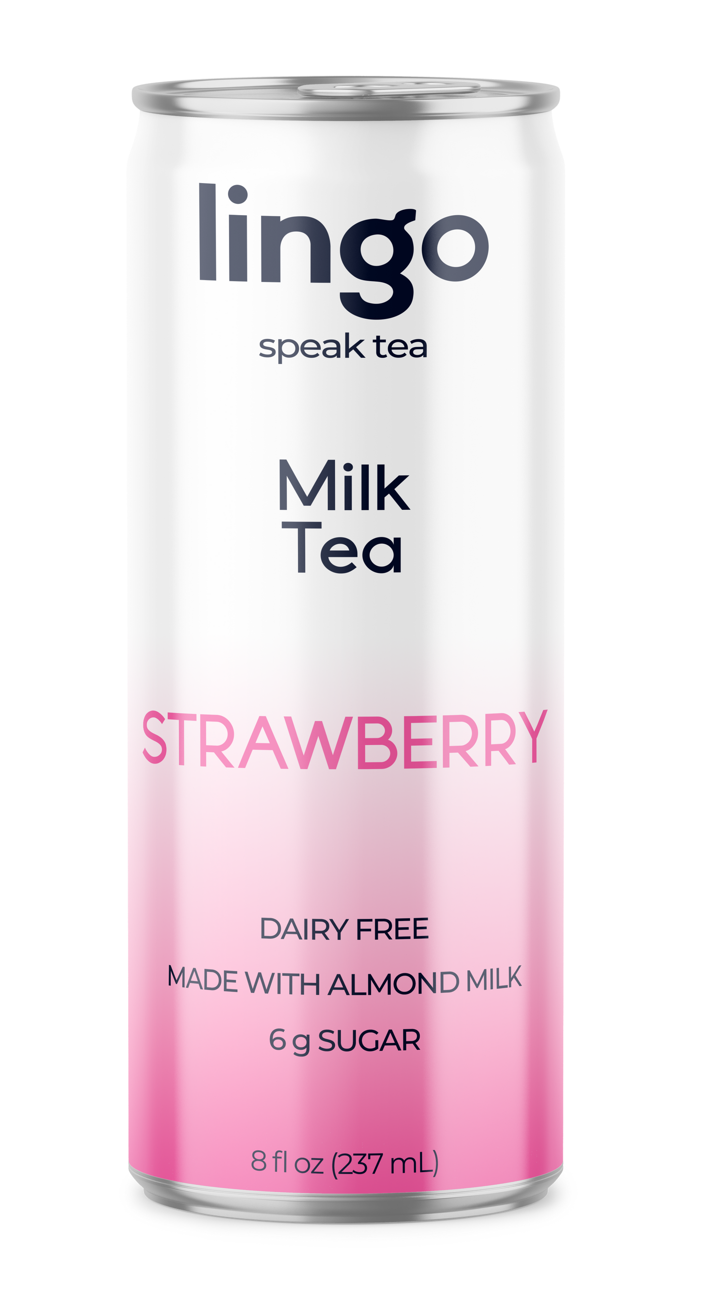 lingo Milk Tea - Strawberry 12 Pack